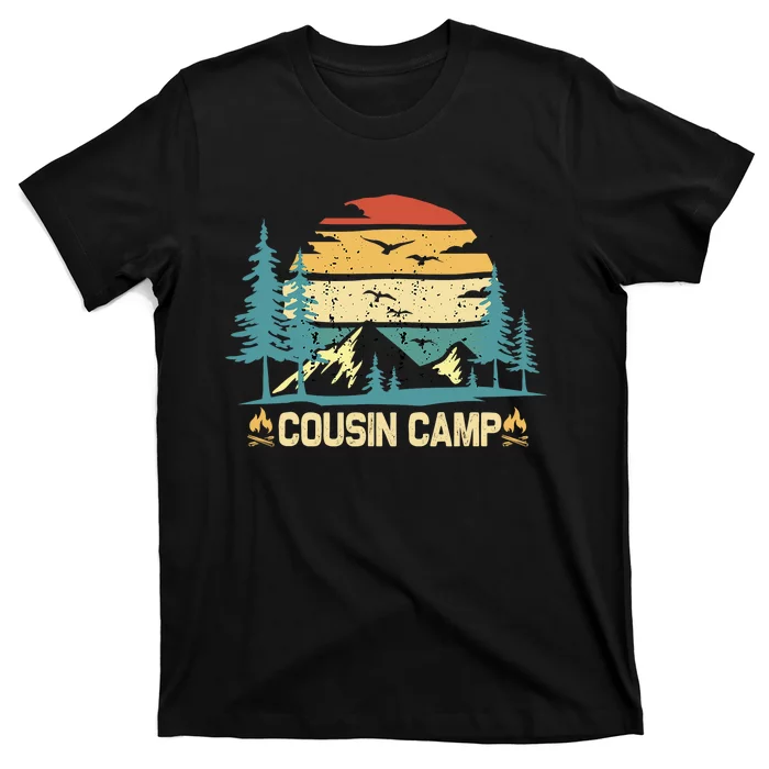 Cousin Camp Friends Summer Family Camping Vacation T-Shirt