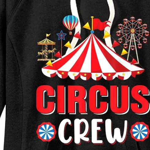 Circus Crew Funny Circus Staff Costume Circus Theme Party Women's Fleece Hoodie