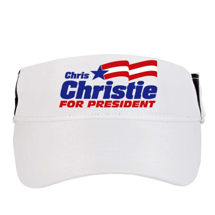 Chris Christie For President 2024 Election Adult Drive Performance Visor