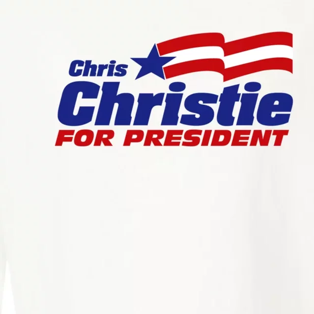 Chris Christie For President 2024 Election Cropped Pullover Crew