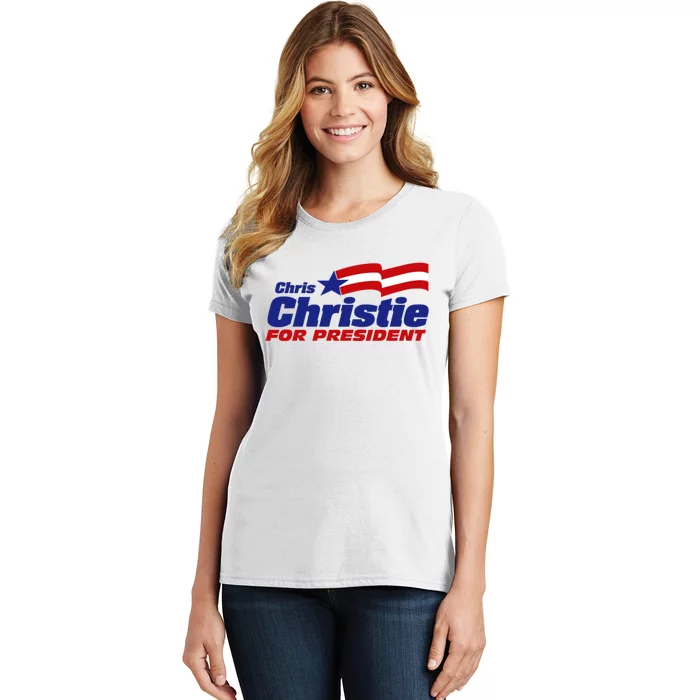 Chris Christie For President 2024 Election Women's T-Shirt