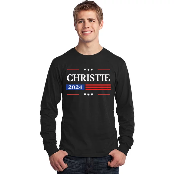 Chris Christie For President 2024 Election Tall Long Sleeve T-Shirt