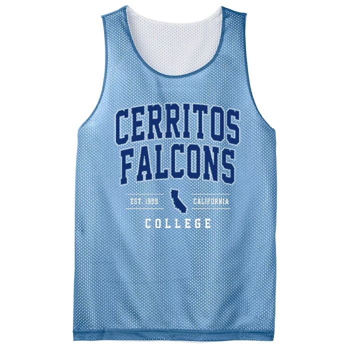 Cerritos College F.A.L.C.O.N.S Arch Mesh Reversible Basketball Jersey Tank