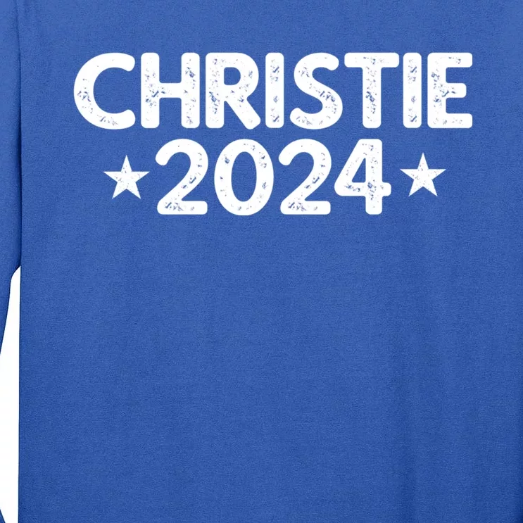 Chris Christie For President 2024 Election Tall Long Sleeve T-Shirt