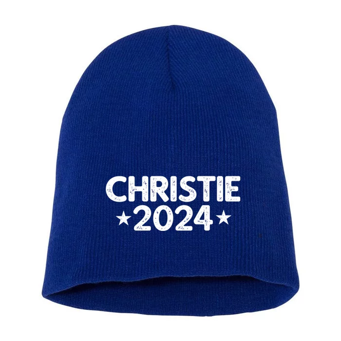 Chris Christie For President 2024 Election Short Acrylic Beanie