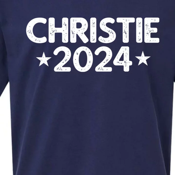 Chris Christie For President 2024 Election Sueded Cloud Jersey T-Shirt