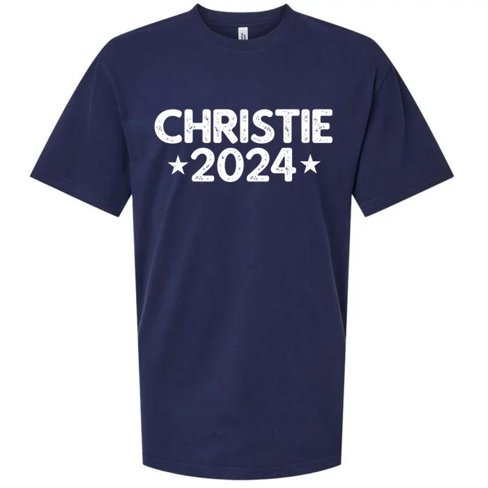 Chris Christie For President 2024 Election Sueded Cloud Jersey T-Shirt