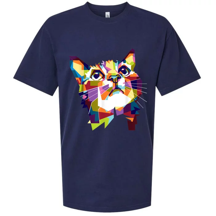 Colorful Cat For Cat Lovers Perfect Gift For S Sueded Cloud Jersey T-Shirt