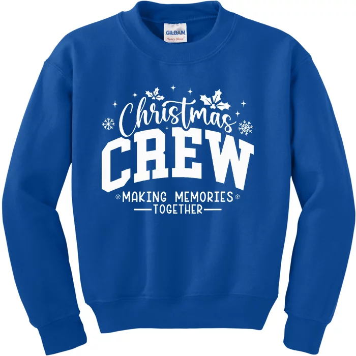 Christmas Crew Family Reunion Kids Sweatshirt