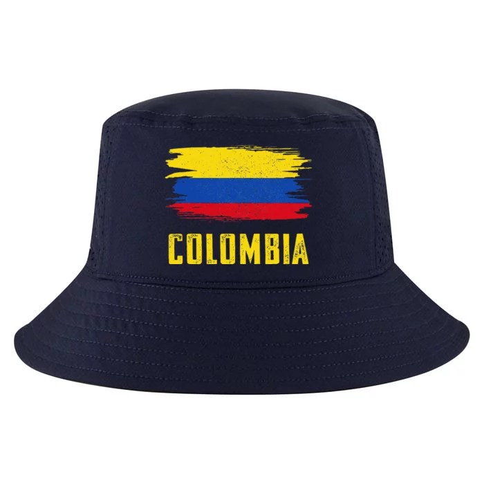 Colombia Columbian Flag Colombia Cool Comfort Performance Bucket Hat