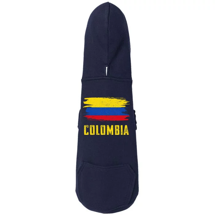 Colombia Columbian Flag Colombia Doggie 3-End Fleece Hoodie