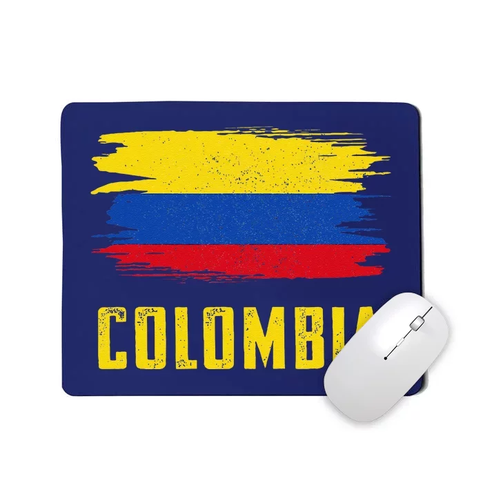 Colombia Columbian Flag Colombia Mousepad