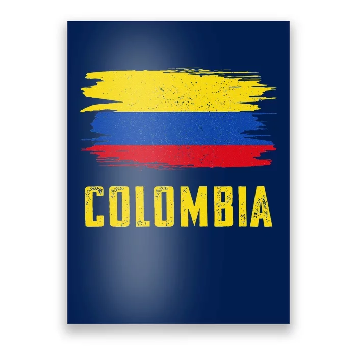 Colombia Columbian Flag Colombia Poster