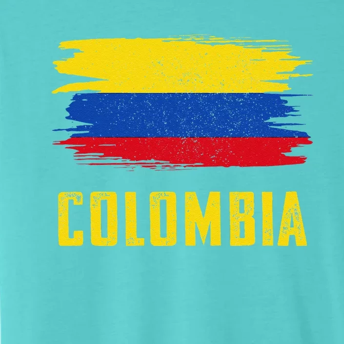 Colombia Columbian Flag Colombia ChromaSoft Performance T-Shirt