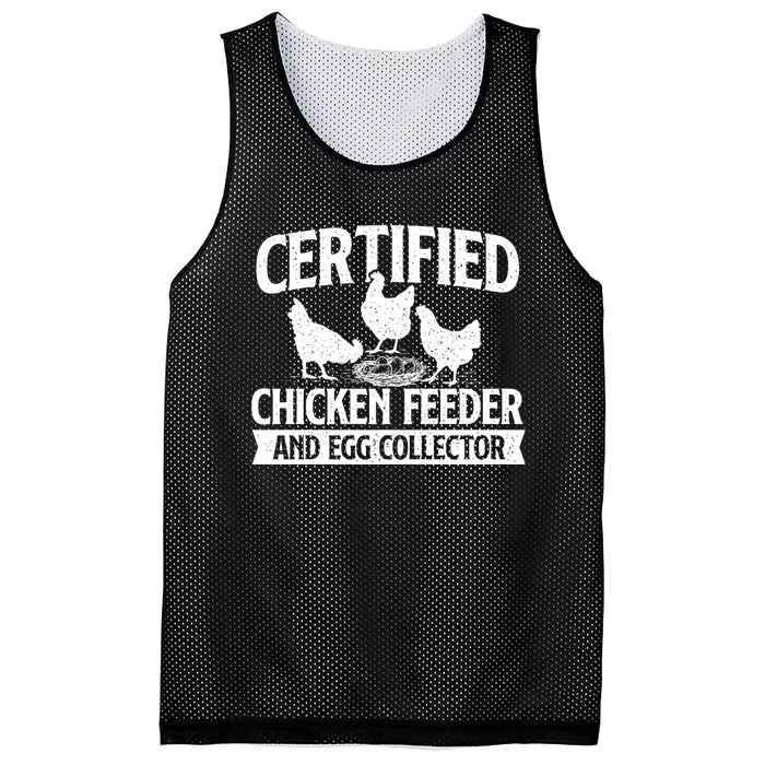 Certified Chicken Feeder And Egg Collector Chicken Farm Mesh Reversible Basketball Jersey Tank