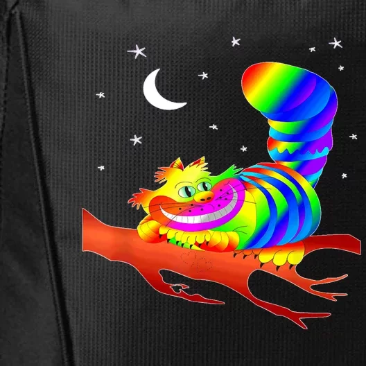 Cheshire Cat Face Grin Clothes City Backpack