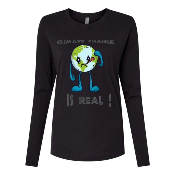 Climate Change For Conservationists Gift Womens Cotton Relaxed Long Sleeve T-Shirt