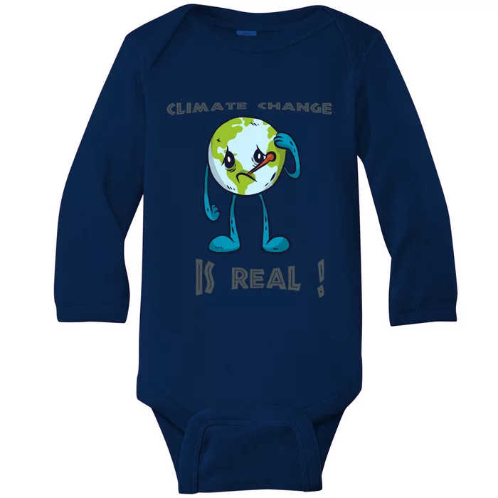 Climate Change For Conservationists Gift Baby Long Sleeve Bodysuit