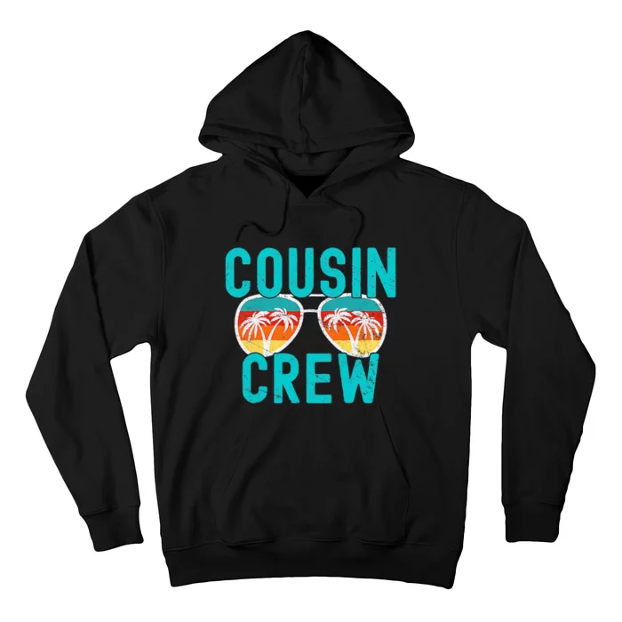 Cousin Crew Family Vacation Summer Vacation Beach Sunglasses Hoodie