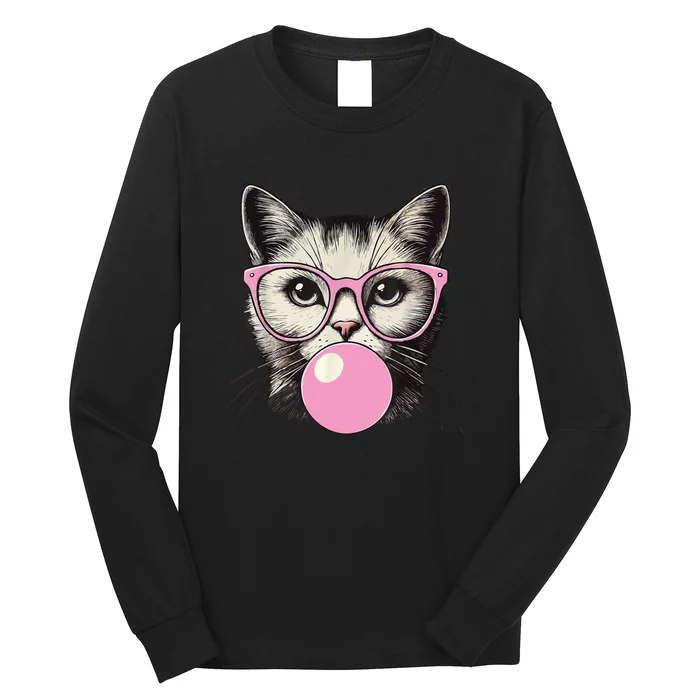 Cute Cat For Women Funny Cat Lovers Long Sleeve Shirt