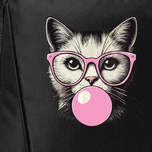 Cute Cat For Women Funny Cat Lovers City Backpack