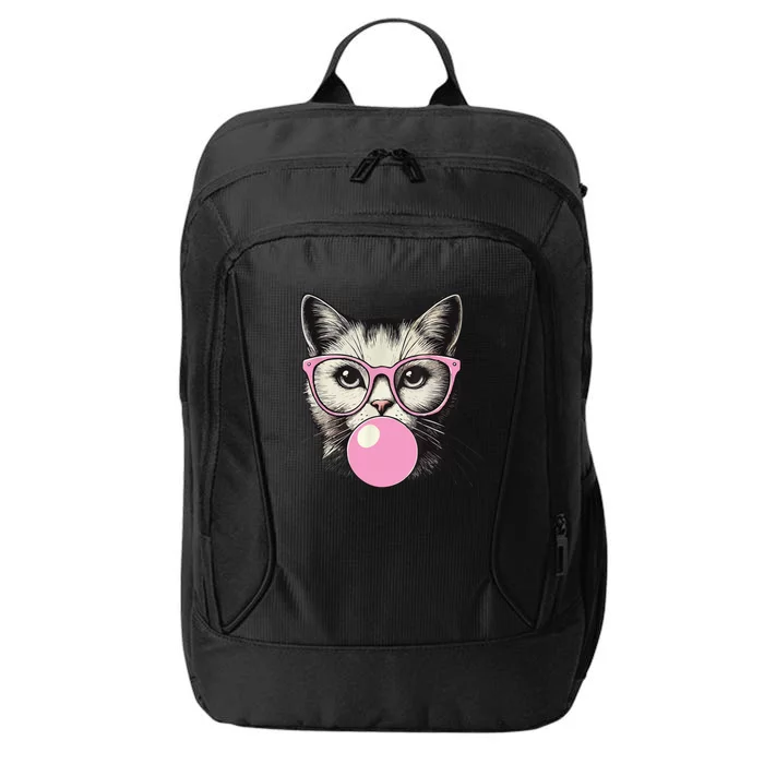 Cute Cat For Women Funny Cat Lovers City Backpack