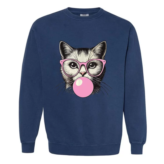 Cute Cat For Women Funny Cat Lovers Garment-Dyed Sweatshirt