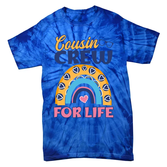 Cousin Crew For Life Design Cousin Crew Gift Tie-Dye T-Shirt