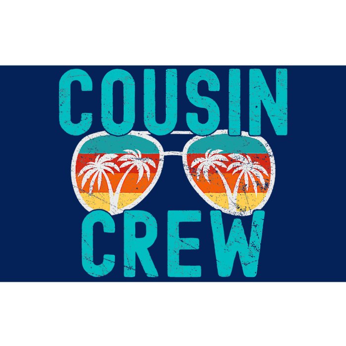 Cousin Crew Family Vacation Summer Vacation Beach Sunglasses Bumper Sticker