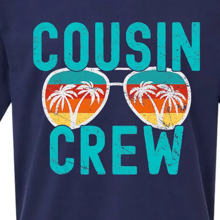 Cousin Crew Family Vacation Summer Vacation Beach Sunglasses Sueded Cloud Jersey T-Shirt