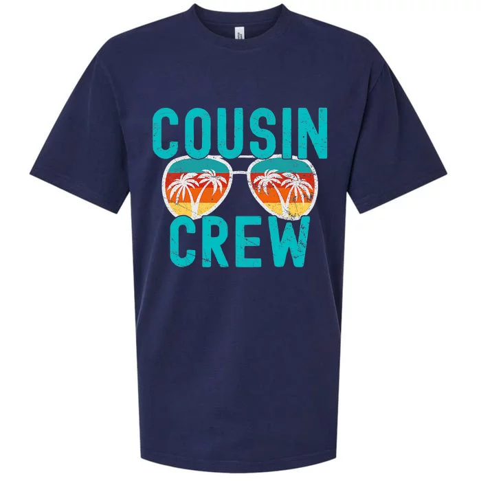 Cousin Crew Family Vacation Summer Vacation Beach Sunglasses Sueded Cloud Jersey T-Shirt