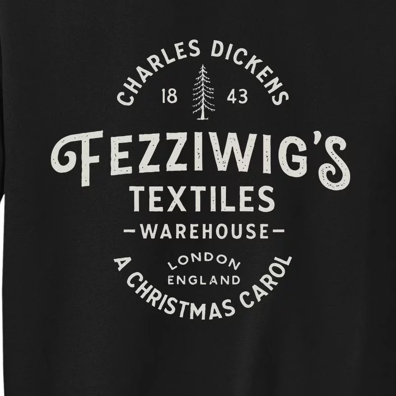 Christmas Carol Fezzigigg's Scrooge & Marley Holiday Tall Sweatshirt