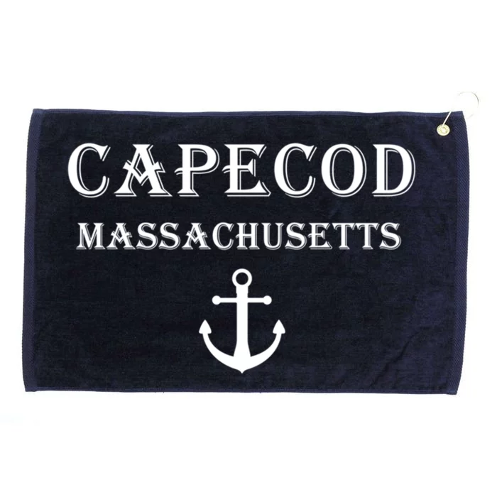 Cape Code Funny Gift Nautical Hooded Cool Gift Massachusetts Grommeted Golf Towel