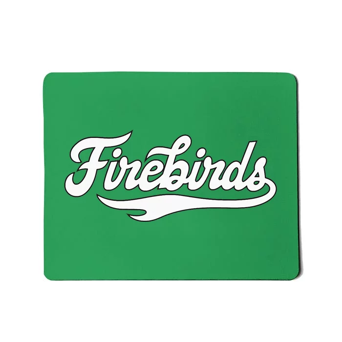 Carthage College Firebirds Classic Athletic Script Throwback Mousepad