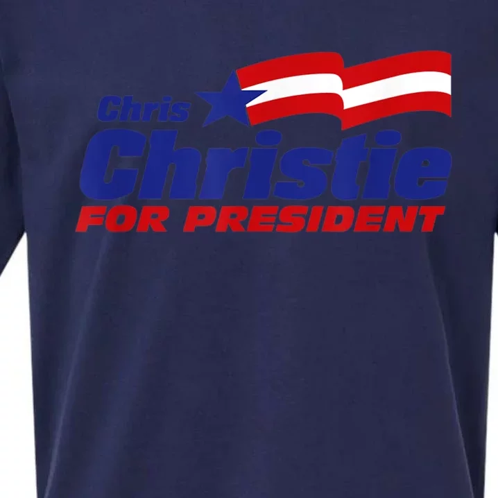 Chris Christie For President 2024 Election Sueded Cloud Jersey T-Shirt