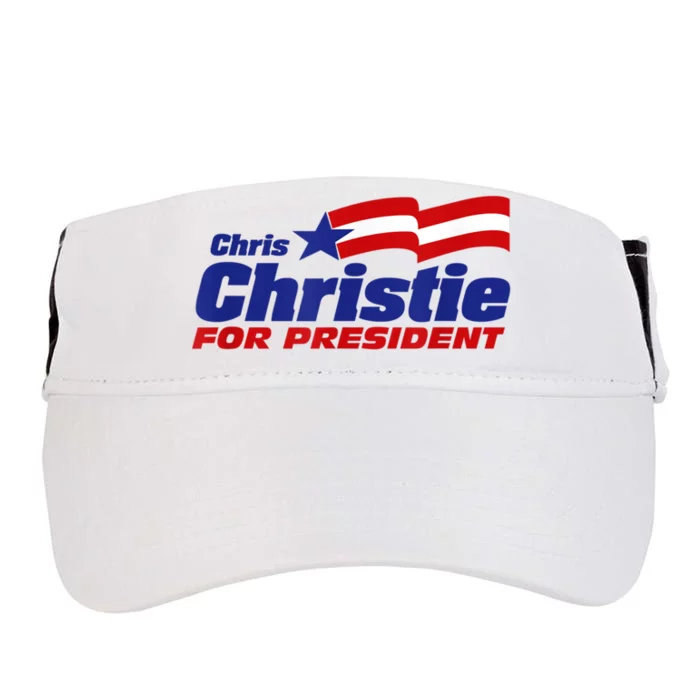 Chris Christie For President 2024 Election Adult Drive Performance Visor