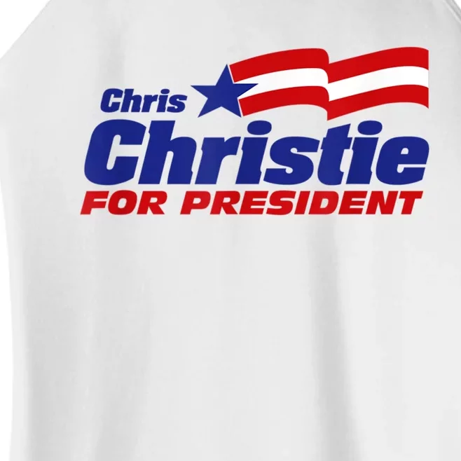 Chris Christie For President 2024 Election Women’s Perfect Tri Rocker Tank