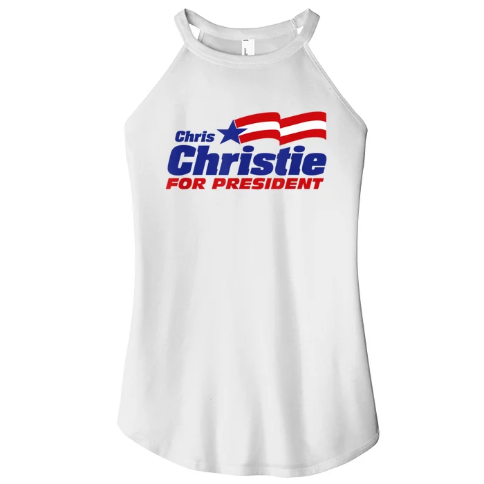 Chris Christie For President 2024 Election Women’s Perfect Tri Rocker Tank