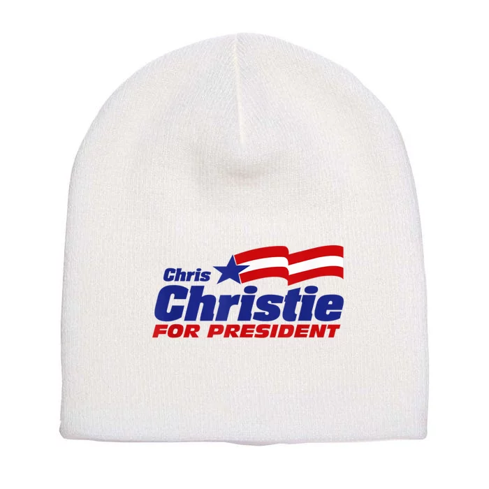 Chris Christie For President 2024 Election Short Acrylic Beanie