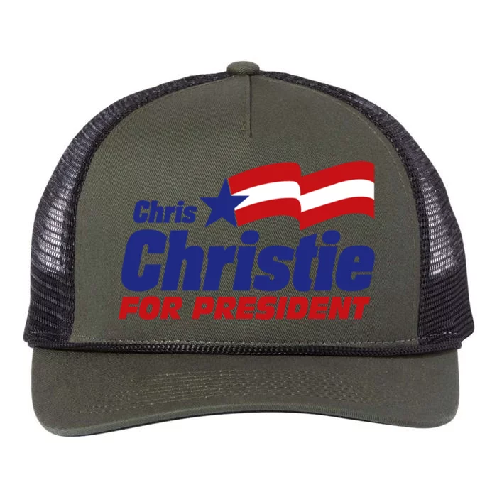 Chris Christie For President 2024 | Christie 2024 Republican Retro Rope Trucker Hat Cap