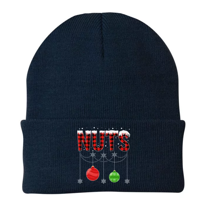 ChestNuts Christmas Funny Matching Couple Outfit Nuts Knit Cap Winter Beanie