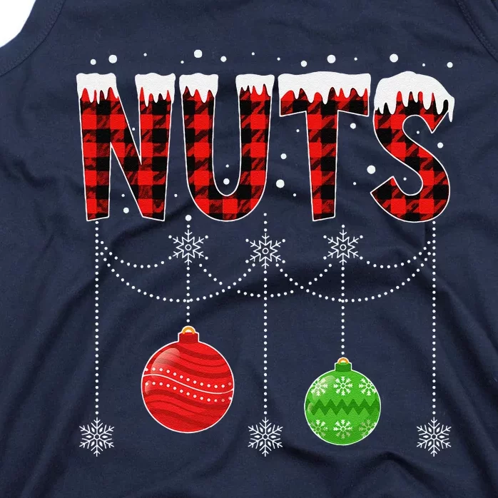 ChestNuts Christmas Funny Matching Couple Outfit Nuts Tank Top