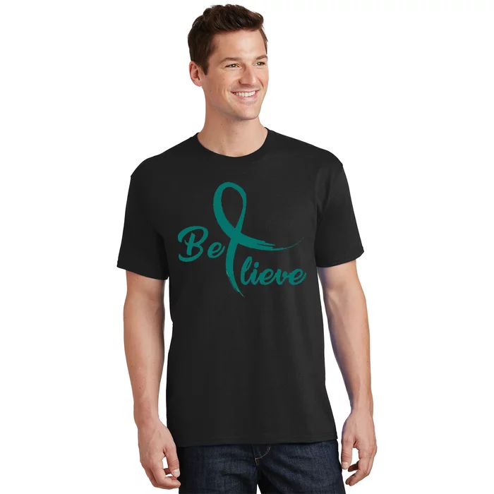 Cervical Cancer Fight Cancer Ribbon T-Shirt