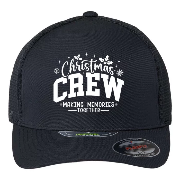 Christmas Crew Family Reunion Graphic Xmas Holiday Flexfit Unipanel Trucker Cap