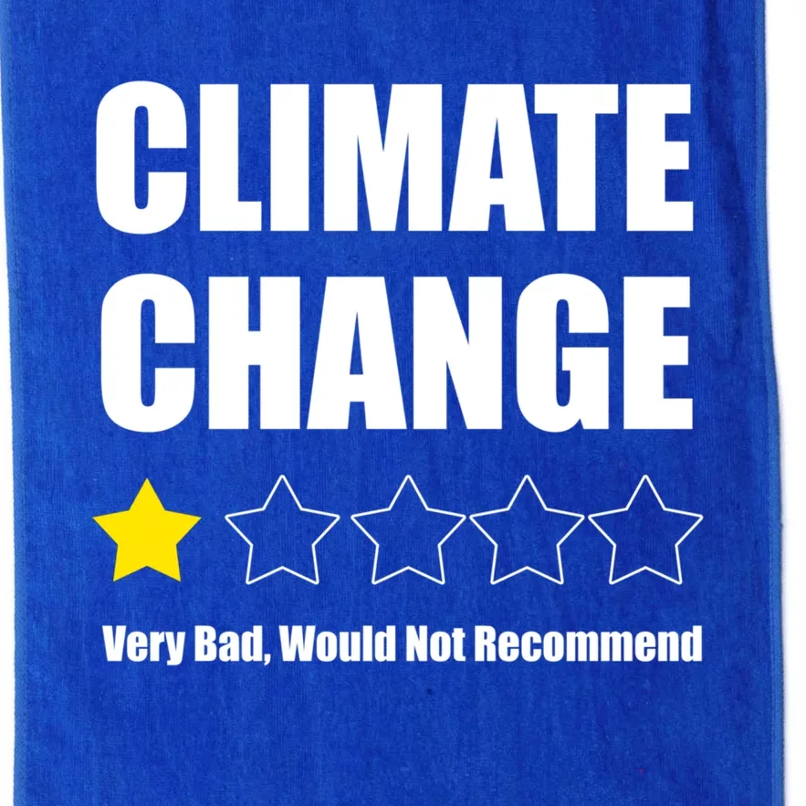 Climate Change Funny Gift Platinum Collection Golf Towel