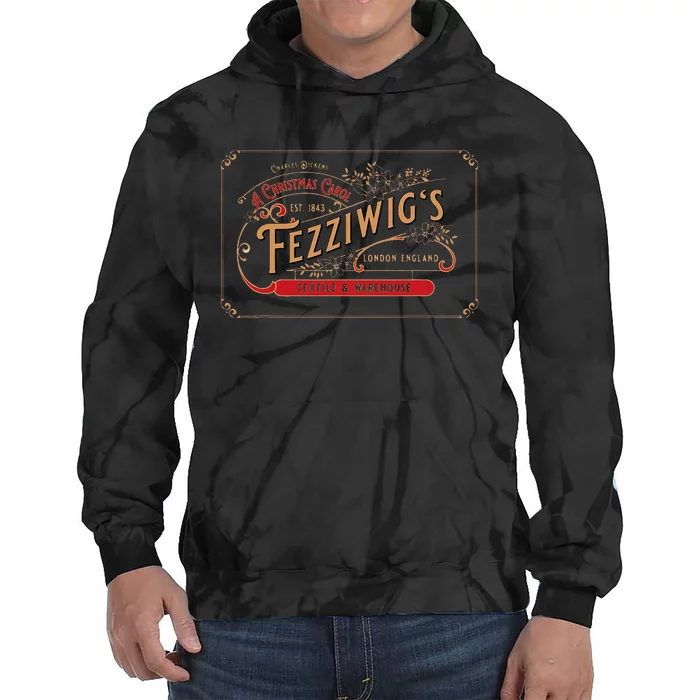 Christmas Carol FezzigiggS Scrooge & Marley Holiday Tie Dye Hoodie