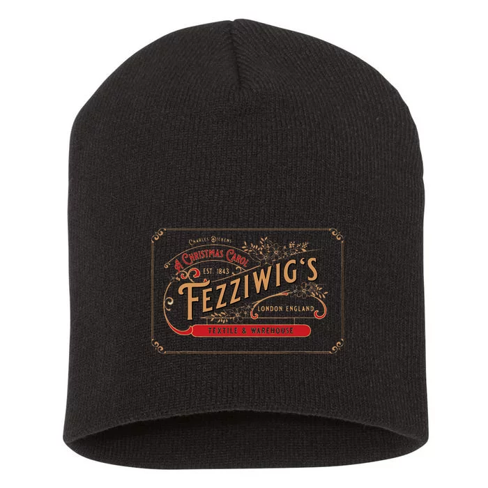 Christmas Carol FezzigiggS Scrooge & Marley Holiday Short Acrylic Beanie