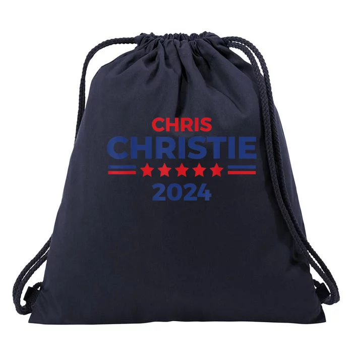 Chris Christie For President 2024 Election Drawstring Bag