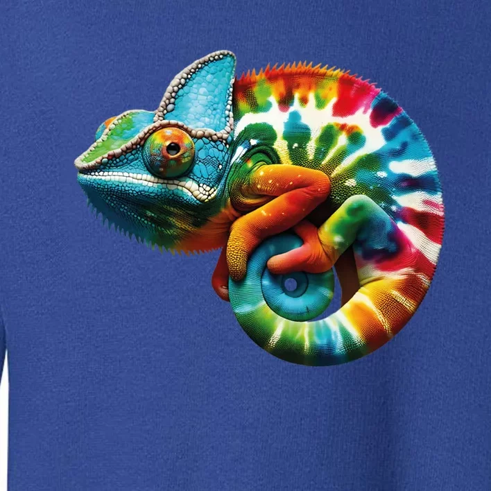 Comma Chameleon Funny Chameleon Lover 80S Lizard Comma La Gift Toddler Sweatshirt