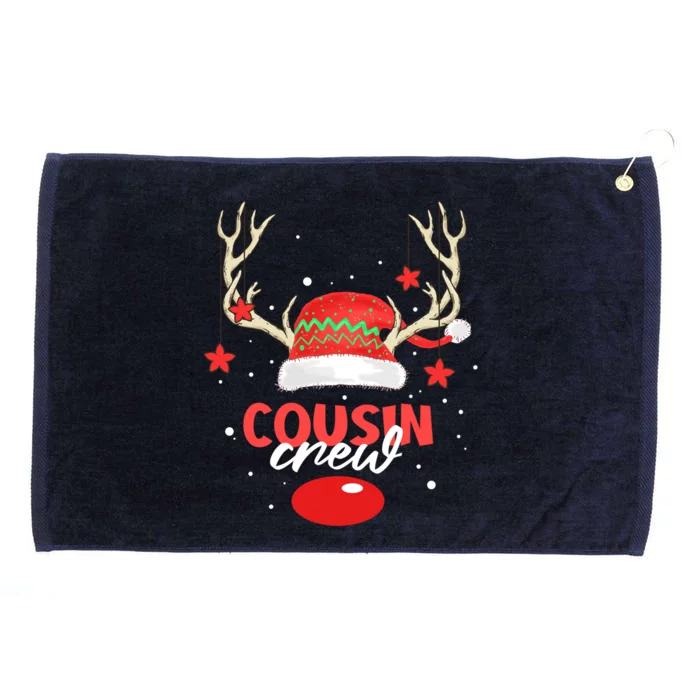 Cousin Crew Family Holiday Christmas Cousin Crew Gift Grommeted Golf Towel